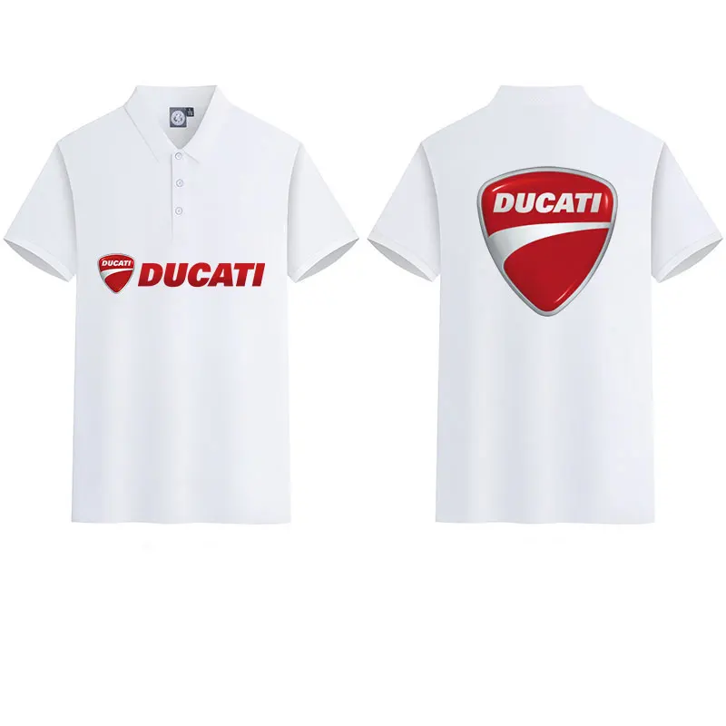 

Ducati Racing Summer Polo Shirt – Short-Sleeved, Collared Performance Top for Motorsport Enthusiasts Men and women Fans