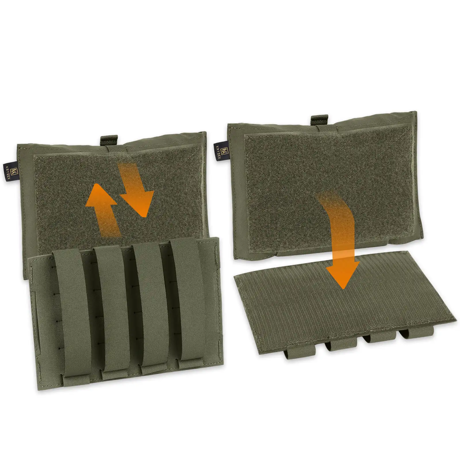 KRYDEX Tactical Stretch Blow Out Medical Pouch Rip Away EMT Pouch MOLLE & Belt IFAK Pouch Outdoor Hunting Accessories