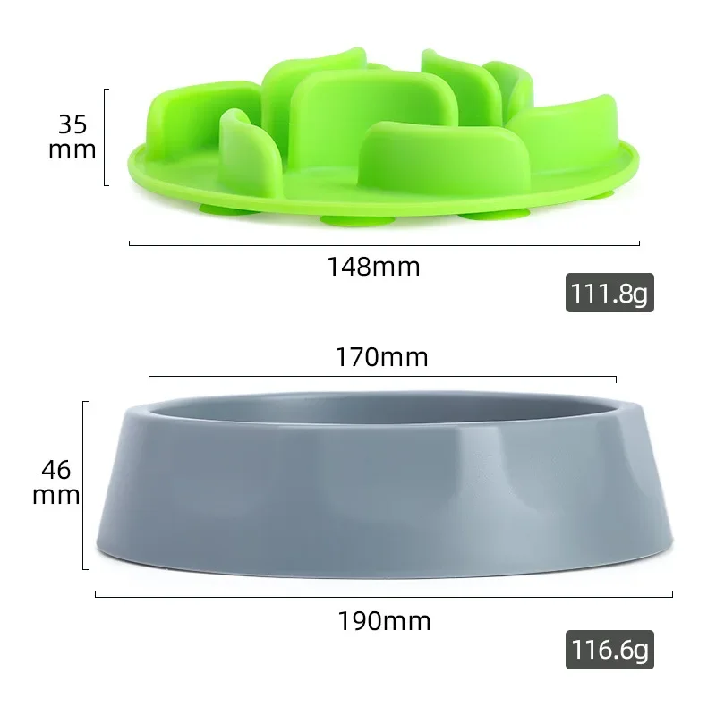 Multifunctional Easy To Clean Pet Slow Food Bowl Non-slip Pet Licking Mat Pet Cat Dog Feeding Anti-choking Plate Mat