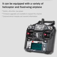 FS-i6X I6X AFHDS 2A RC FLYSKY Transmitter with X6B IA6B IA10B Receiver 10CH 2.4GHz for Aairplane Helicopter FPV Racing D