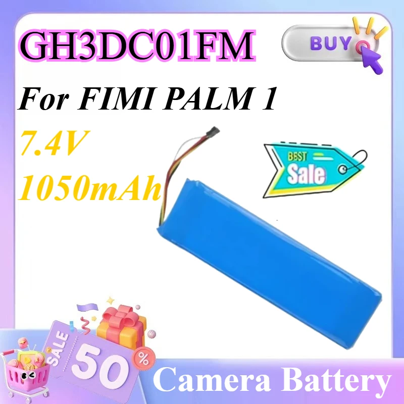 

GH3DC01FM 7.4V 1050mAh For FIMI PALM 1 PALM1 Gimbal Pocket Camera 2S1P 112474 552270-2S New Polymer Li-Ion Battery