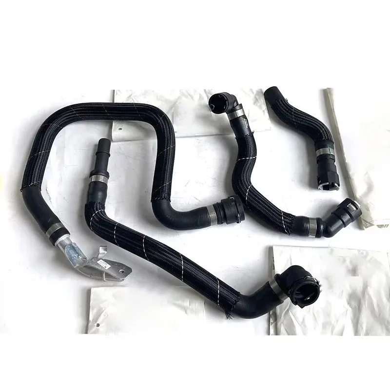 NBJKATO Brand New 4PCS Set Heater Supply Return Hose 68199254AB,52014624AA,52014627AB,68192082AA For Jeep Cherokee