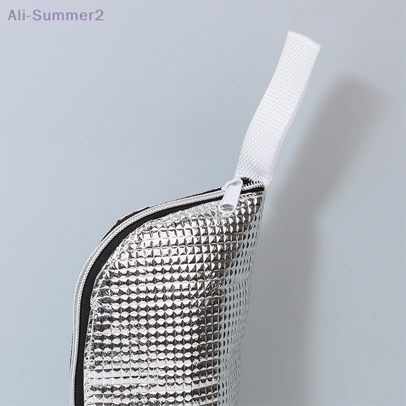 {MX} 1/2Pcs Aluminum foil Thermal Insulated Water Bottle Bag Portable Beverage Pouch Insulator Sleeve For Travel Fitness Outdoor