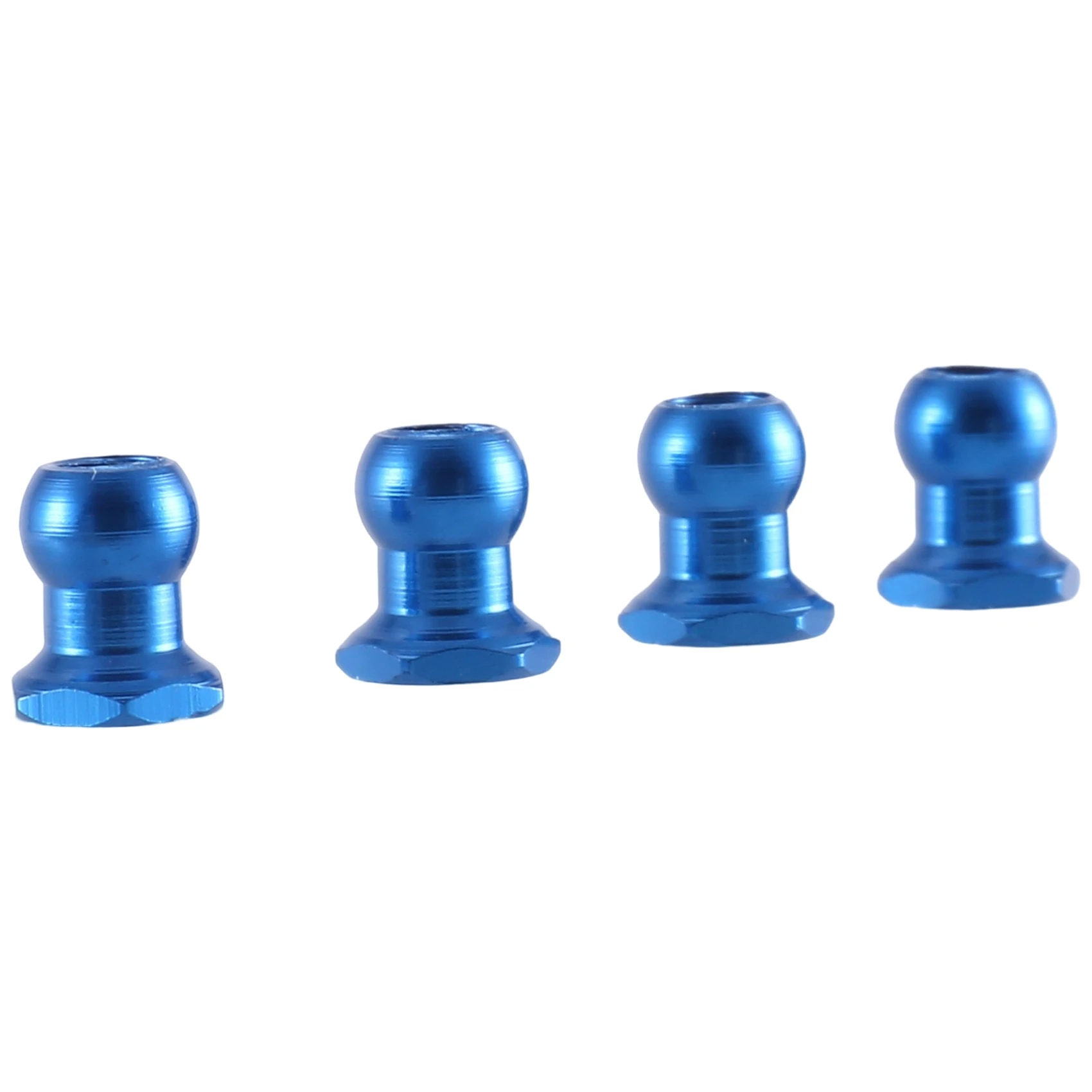 10pcs 53640 5mm Aluminum Alloy Ball Head Nut for Tamiya RC Car Upgrades Parts Accessories