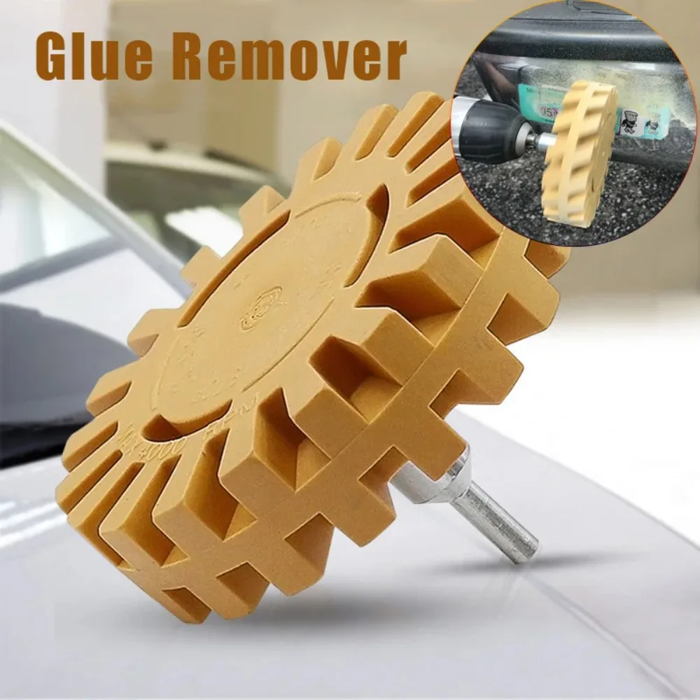 100mm 4 Inch Car Eraser Wheel Smooth Power Drill Adapter Decal Removal Paint Repair Rubber Effective Practical Quick Pinstripe