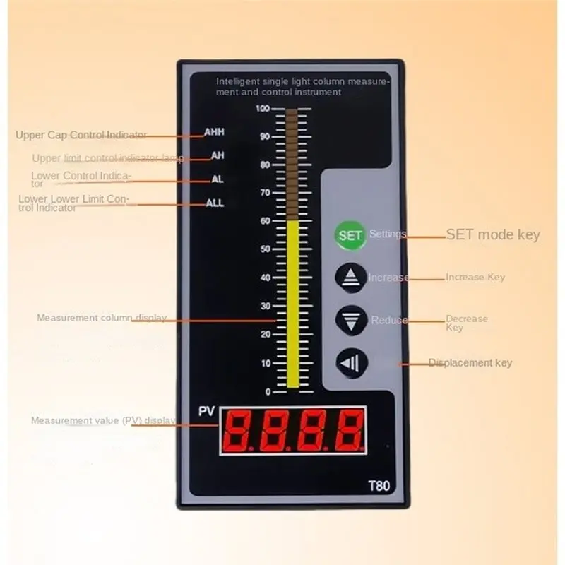 Y50A-AC220V LCD Digital Display Level Indicator,Automatic Water Tank Control System, For Home And Industrial Use
