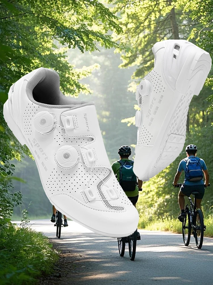 

Breathable Non-slip Rubber Sole Cycling Shoes Men's And Women's Bicycle Sneakers Flat Pedal Training Shoes for Fitness