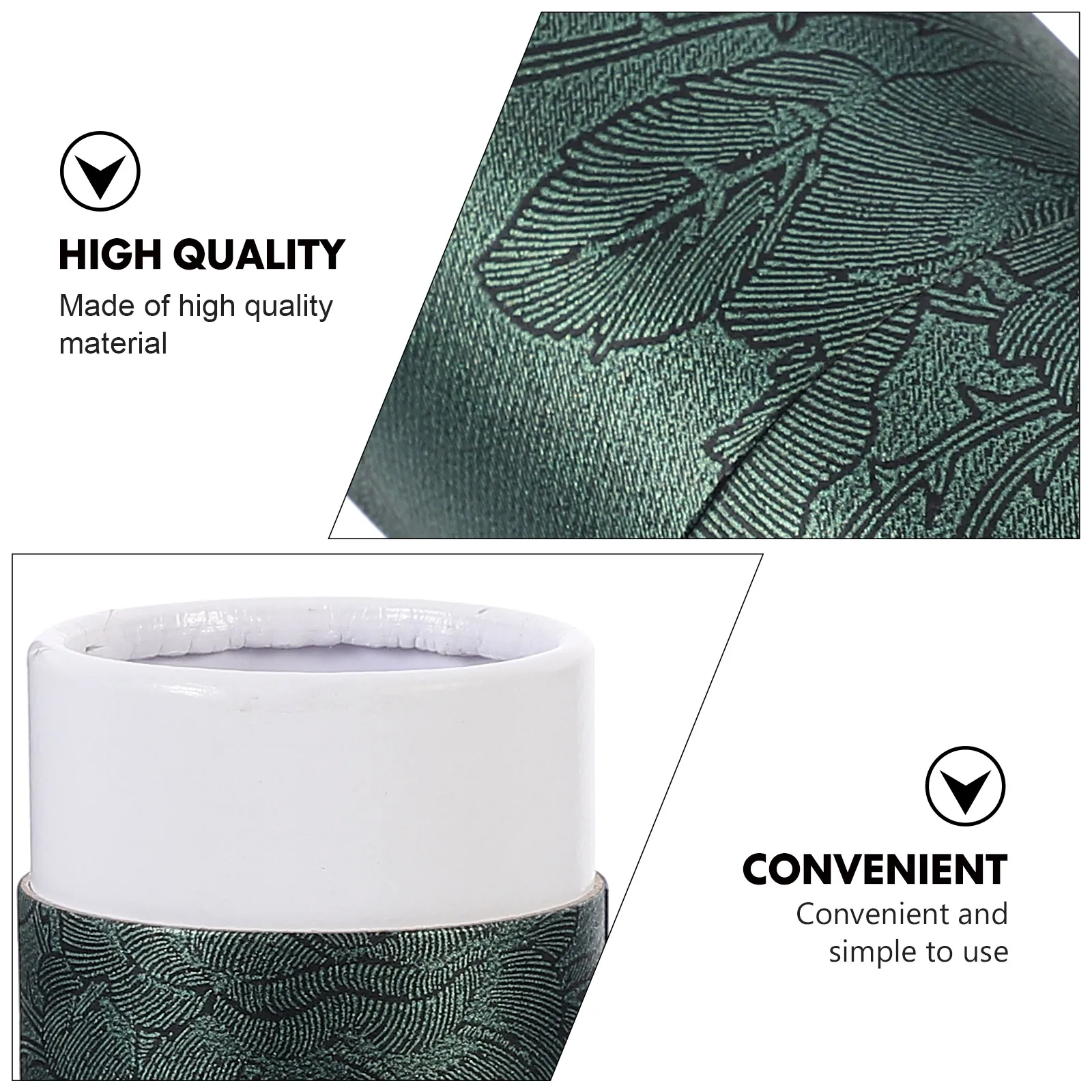 

20pcs Essential Oil Bottle Packaging Boxes 30ml Green Storage Cans Separate Gift Containers Eco Friendly Practical Design