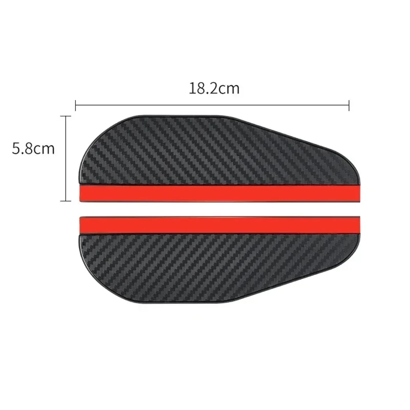 Universal Car Rearview Mirror Rain Eyebrow Auto Car Rear View Side Rain Shield Snow Guard Sun Visor Shade Protector Accessories