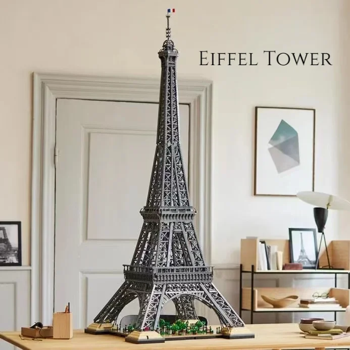 10001Pcs Eiffel Tower Bulding Blocks 1.5M Compatible 10307 Tall Model Bricks PARIS Architecture for Birthday Kids Gifts Toys