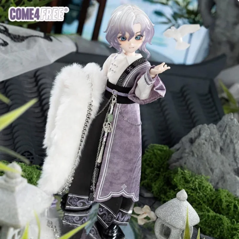 Come4free Niyru Loi 1/8 Bjd Doll Clothes Black White Gray And Purple Suit Pants Decorations Authentic In Stock