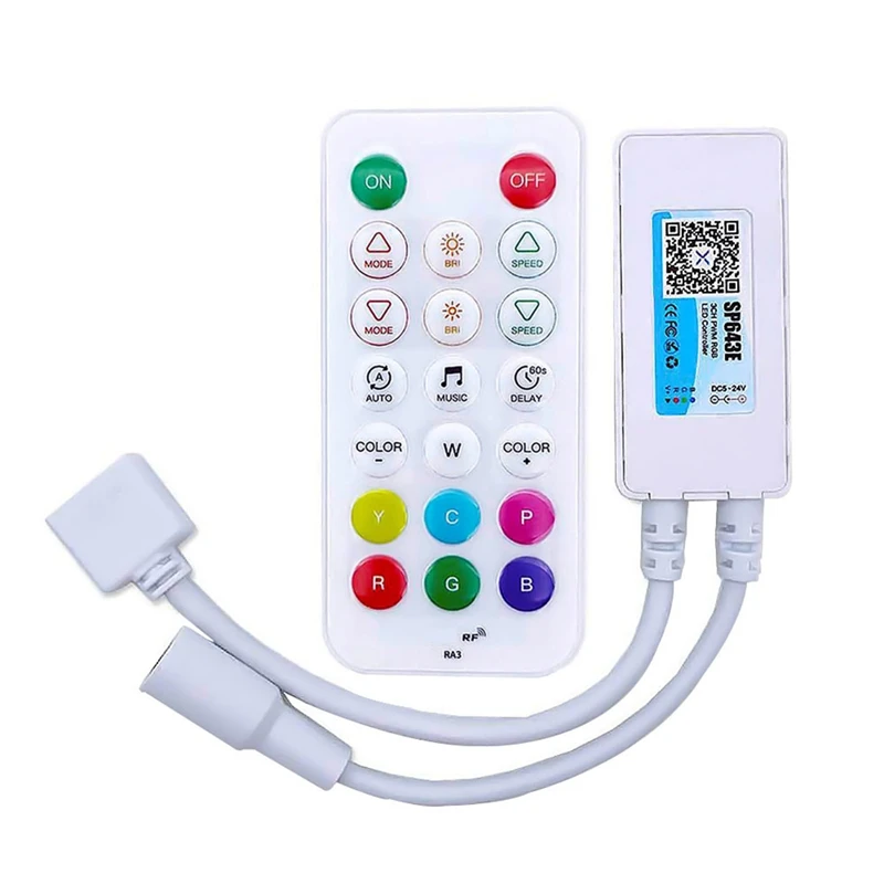SP643E-DC-24V-PWM-2.4G-RF-Remote-LED-Controller-Bluetooth-For-DIM-CCT-RGB-RGBW-RGBCCT-LED-Strip-Y41A