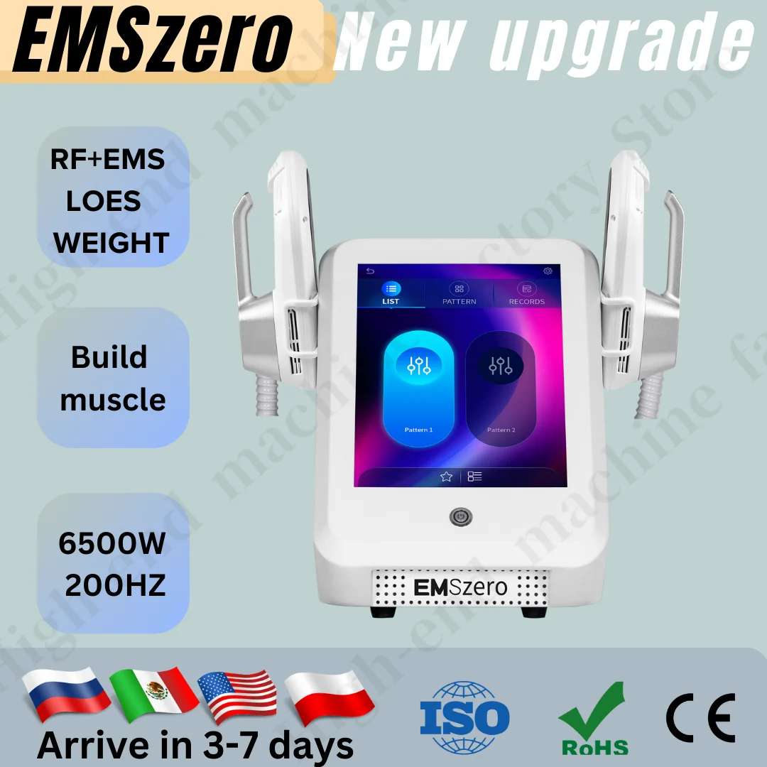 New upgrade NEO 6500W EMSzeroNova EMSZERO Hi-emt Machine 2024 EMS Pelvic Pad Muscle Stimulation Body Sculpt For Slmming Salon