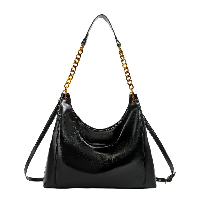 

New High-end High-capacity Commuting Shoulder Underarm Bag Women's Niche Retro Crossbody Tote Bag