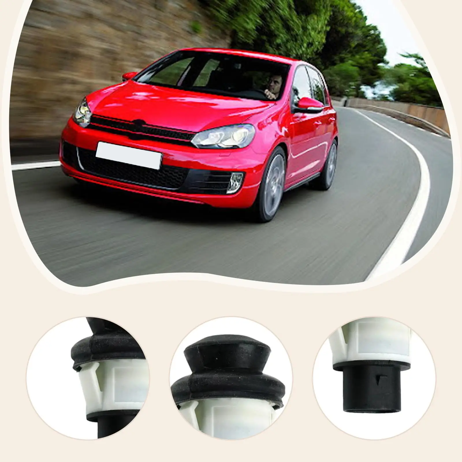 Tür-Innenschalter Schwarz 6N0947563 Zubehör Befestigung Ersatz Hoch Robust