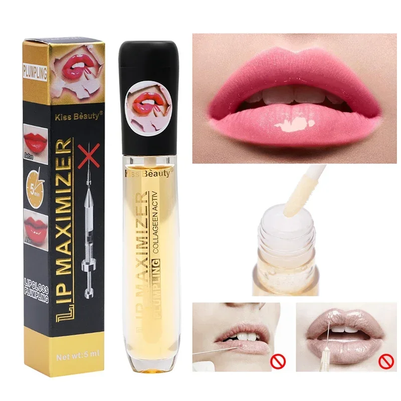 Lsoflavone Lip Care Essence Oil Lip Plumper Increase Labbro Elasticity Reduce Fine Lines Repairing Lips Mask Moisturizing Serum