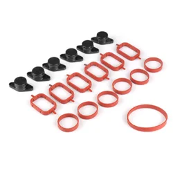 22MM Car Set Swirl Flap Bungs 22mm Diesel Metal bungs with intake manifold gaskets kit For BMW M47 E46 320d 330d 520d 525d K7C4