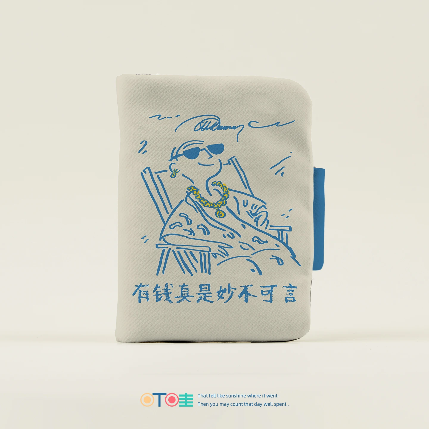 travel-wallet-passport-holder-document-storage-bag-ticket-clip-dafo-literature-quote-casual-simple-style-polyester