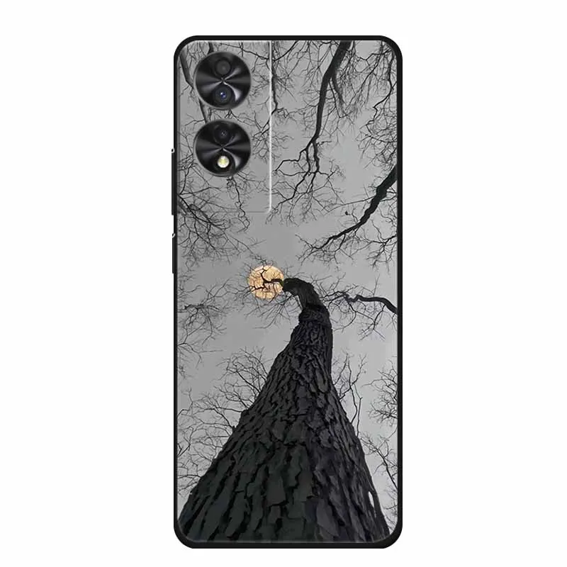 Painting Case For TCL 40 NxtPaper Luxury Soft Silicone Protective Phone Cover for TCL 50 SE Case TPU Funda Cartoon Floral Capa