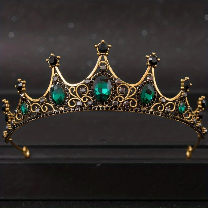 Baroque Crystal Tiaras And Crowns For Women Party Rhinestone Prom Diadem Bridal Wedding Hair Accessories Jewelry Crown Tiara