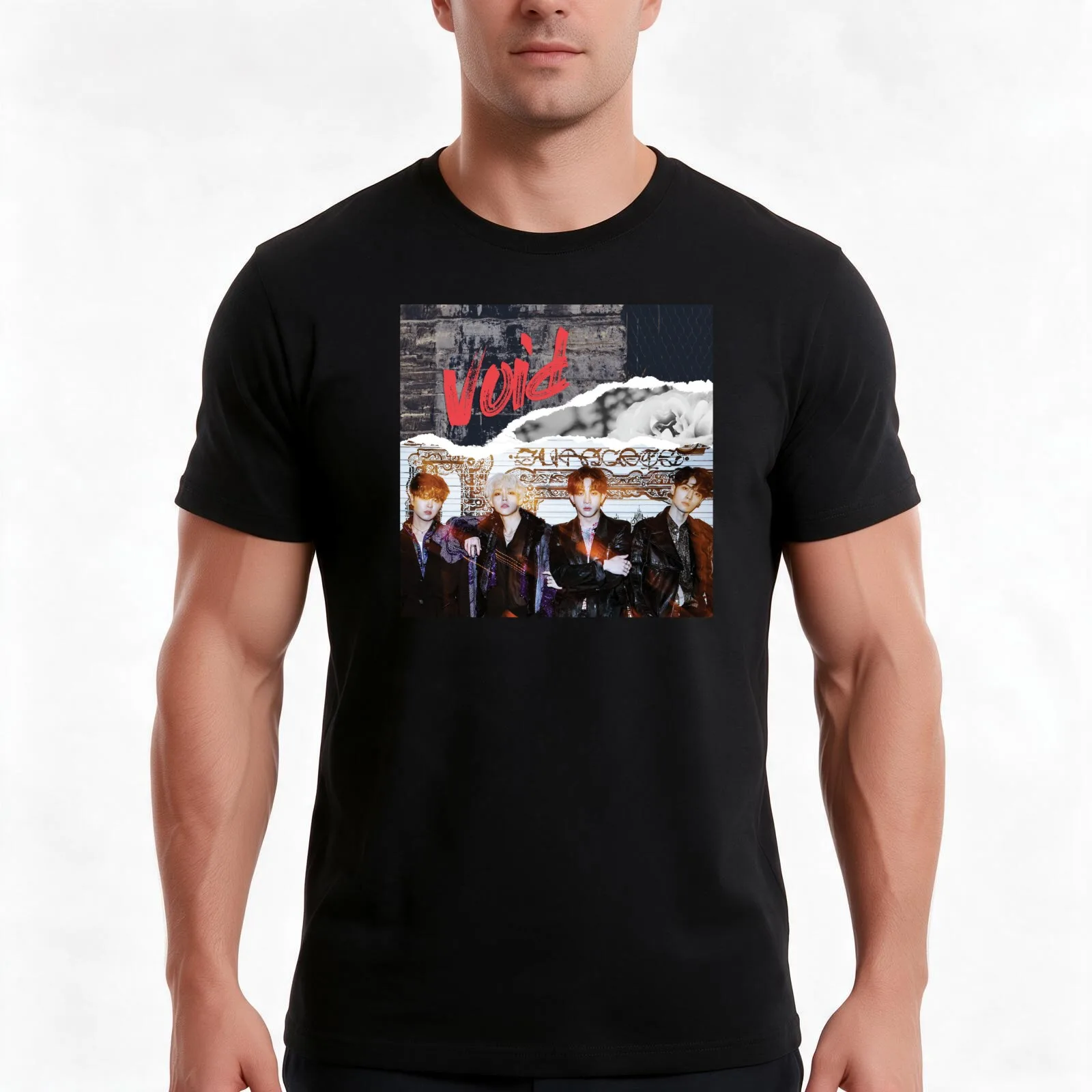 The Rose - Void 1st album T-Shirt, Summer Casual Cotton Tee, Oversized Streetwear Tops, Vintage Graphic Print, Unisex Men Women