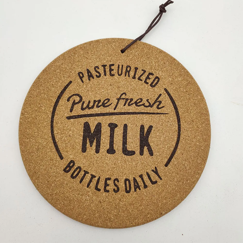 

Coffee Bar Accessories Anti-scalding Cork Coasters Cup Pad Halloween Board Office