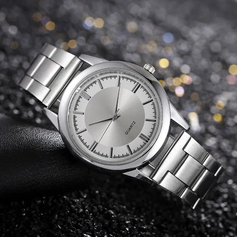 Simple Vintage Men Watches Business Quartz Stainless Steel Round Dial Casual Male Wristwatch 2024 Modern Classic Horloges