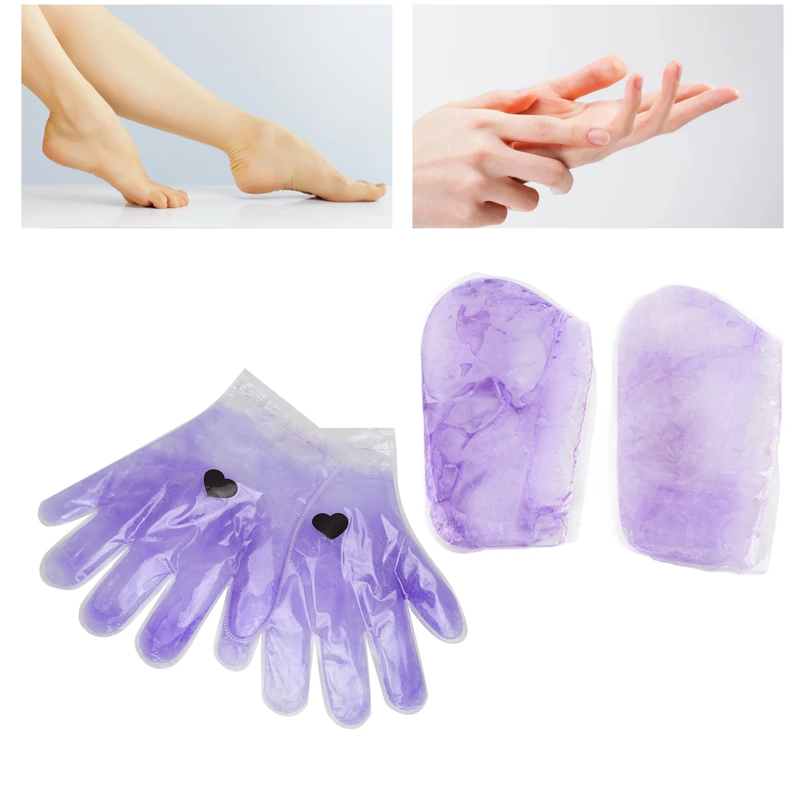 Paraffin Wax Gloves Healing Softening Smoothing Skin Wax Caring Treatment Mask For Hand Feet Paraffin Waxing Hand Feet Gloves