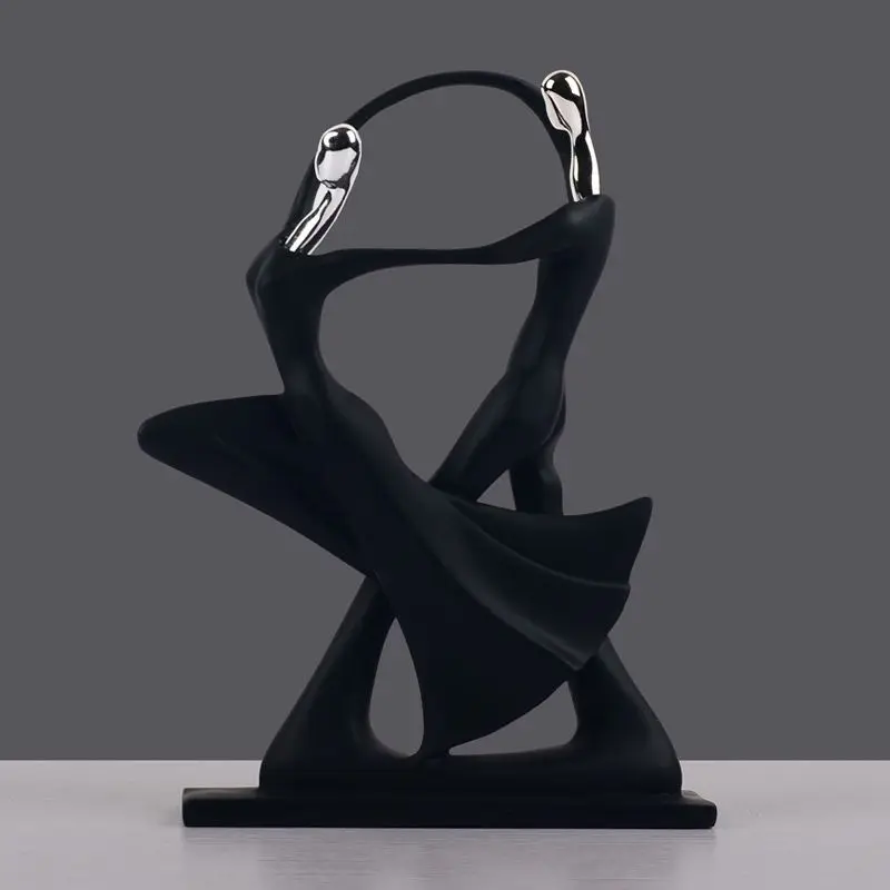 New Creative Ornament Decor Living Room Bedroom Simple Tall Dancer Sweet Hug Home Decoration