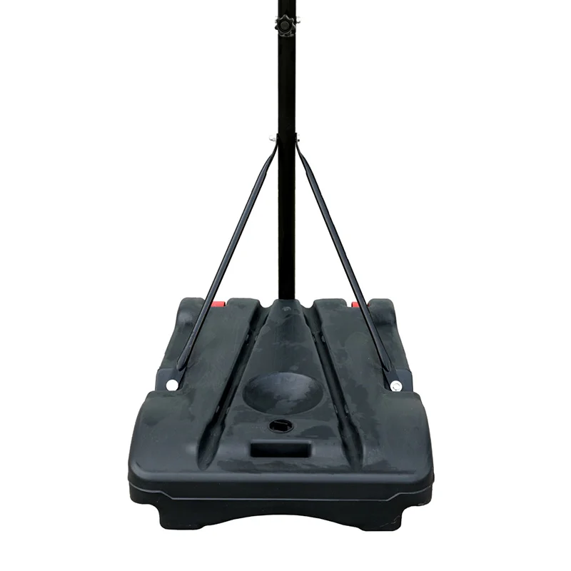 屋内および屋外で使用できる、可動式で調整可能な、大人と青少年向けのポータブルバスケットボールスタンド。屋外での使用に適しています。