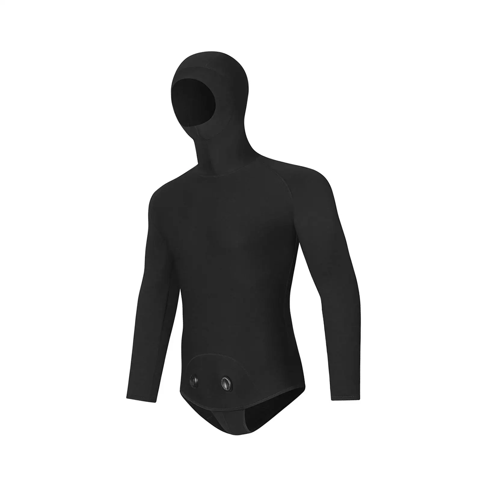 

Wetsuit Top Men with Hood 3mm Neoprene Swimming Suit Scuba Diving Suit for Surfing Canoeing Watersports Freediving Kayaking