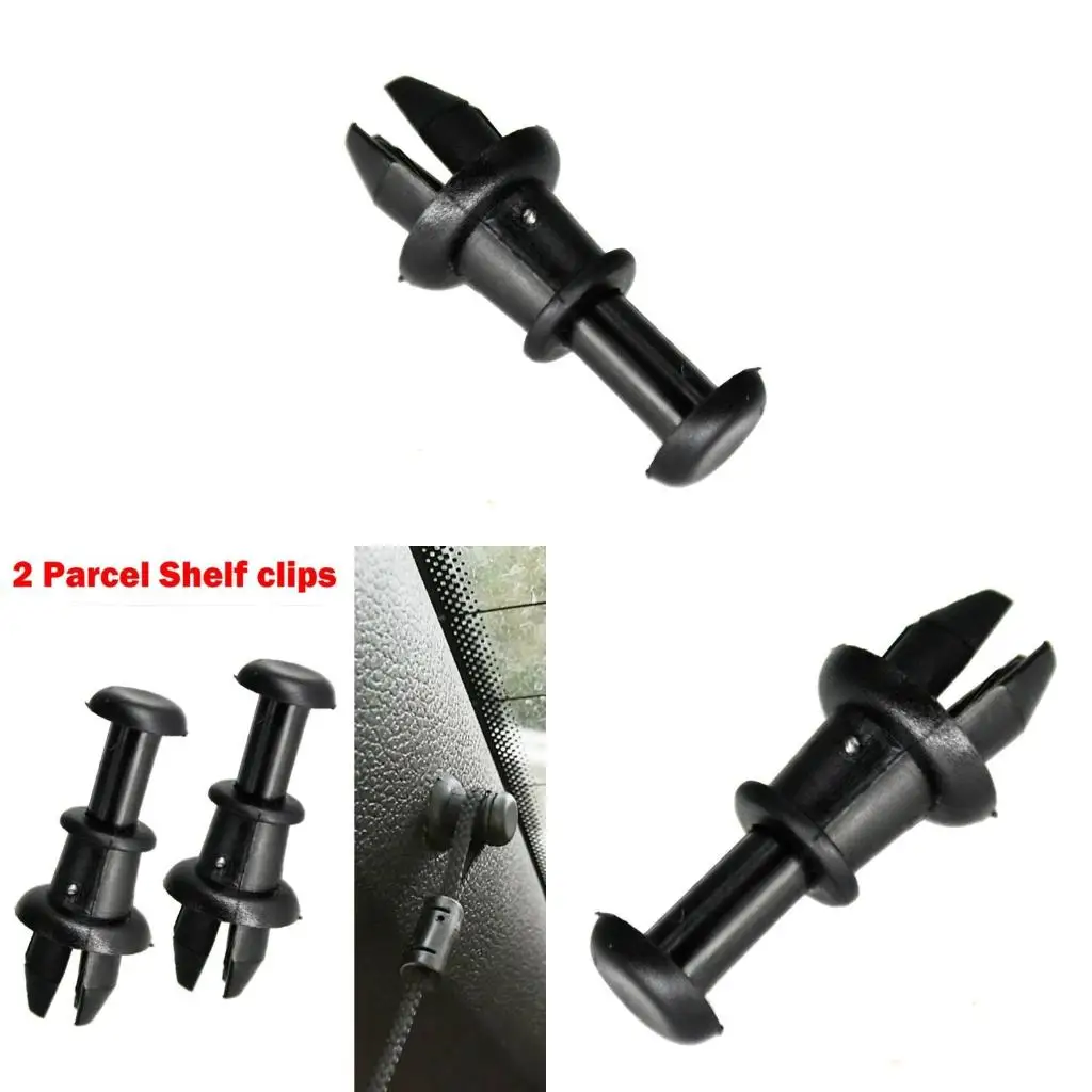 2 pcs Premium Plastic Parcel Shelf Hanger Clips for GOLF 5 Mk6 Tigaun 6C String Hook