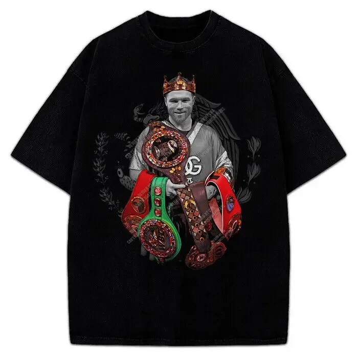 Canelo Alvarez King Mexico Goat Boxing Vintage Style Design T Shirt