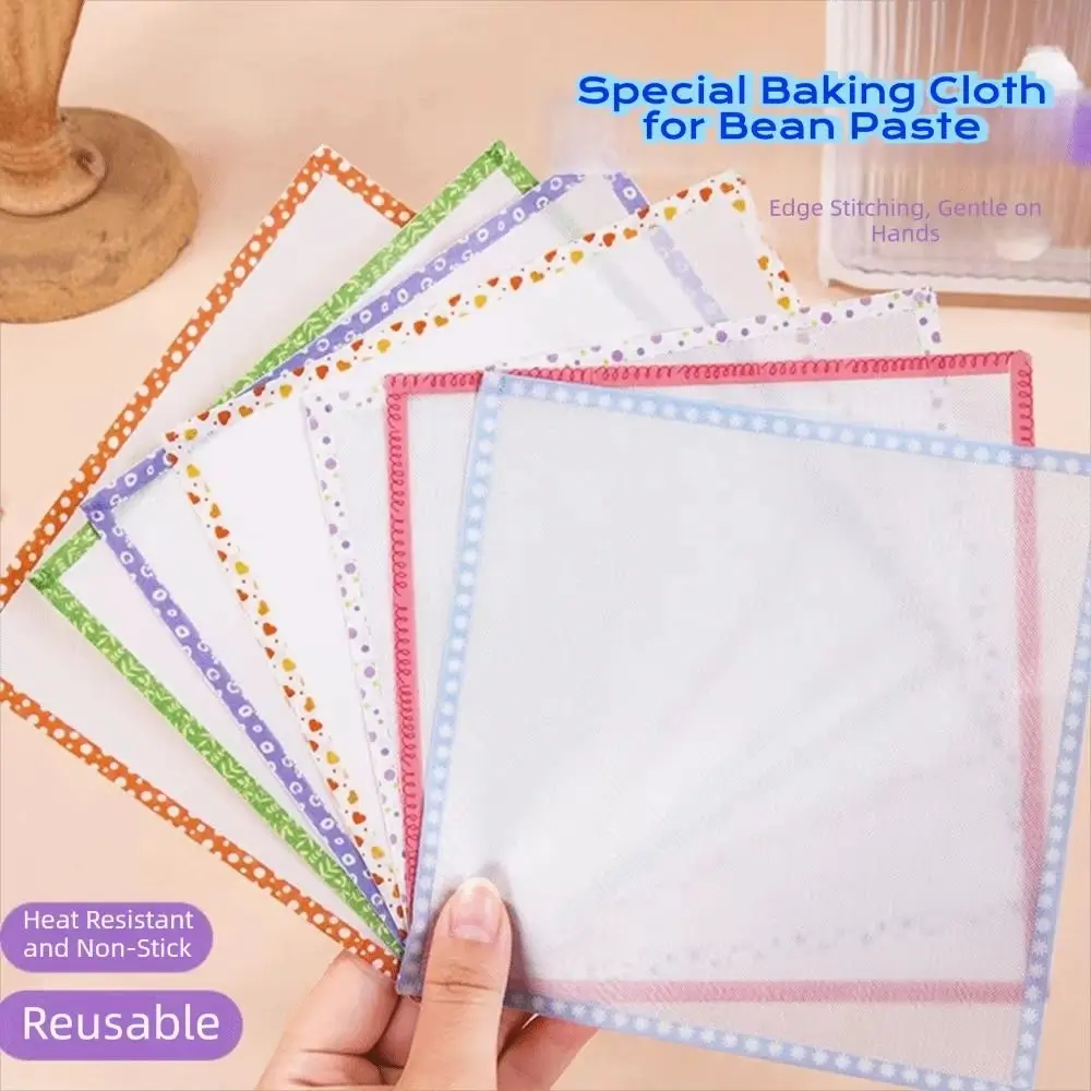 4PCS Light Transmission Perler Beads Baking Cloth Edge-stitched DIY Ironing Sheets for Fuse Beads Sturdy Heat Resistant