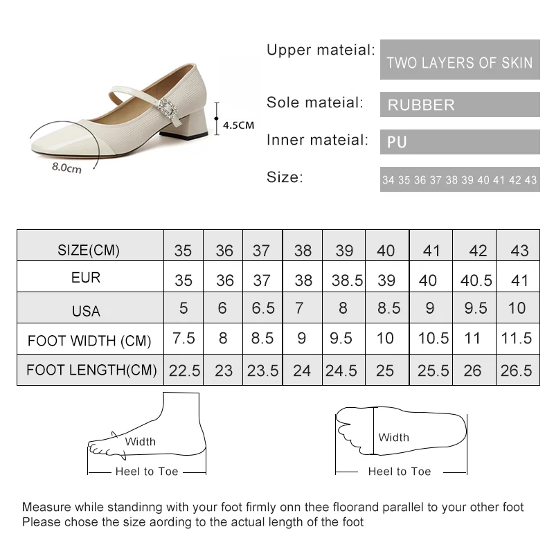 AIYUQI Mary Jane Women Shoes Genuine Leather 2024 New Women\'s Spring Shoes Mid-Heel Fashion Women\'s Office  Shoes