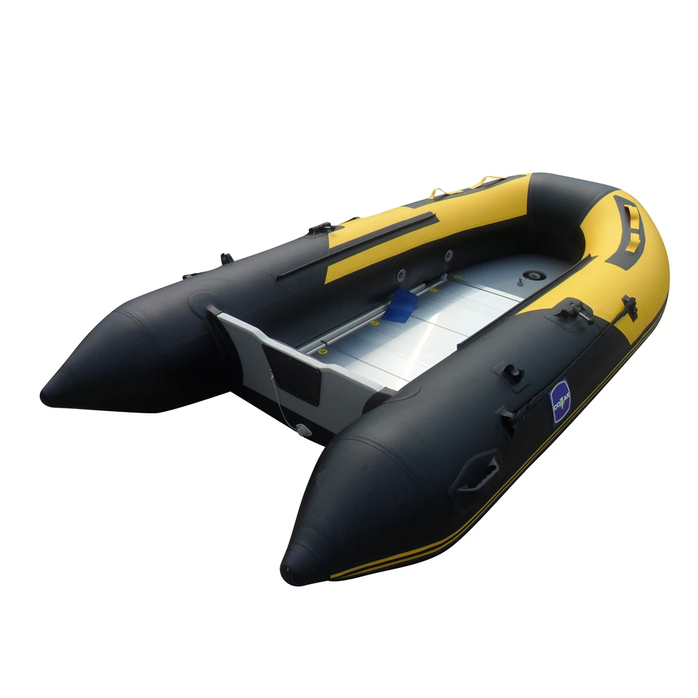 الألومنيوم الطابق البلاستيكية للطي قارب مطاطي عائم قارب قابل للنفخ