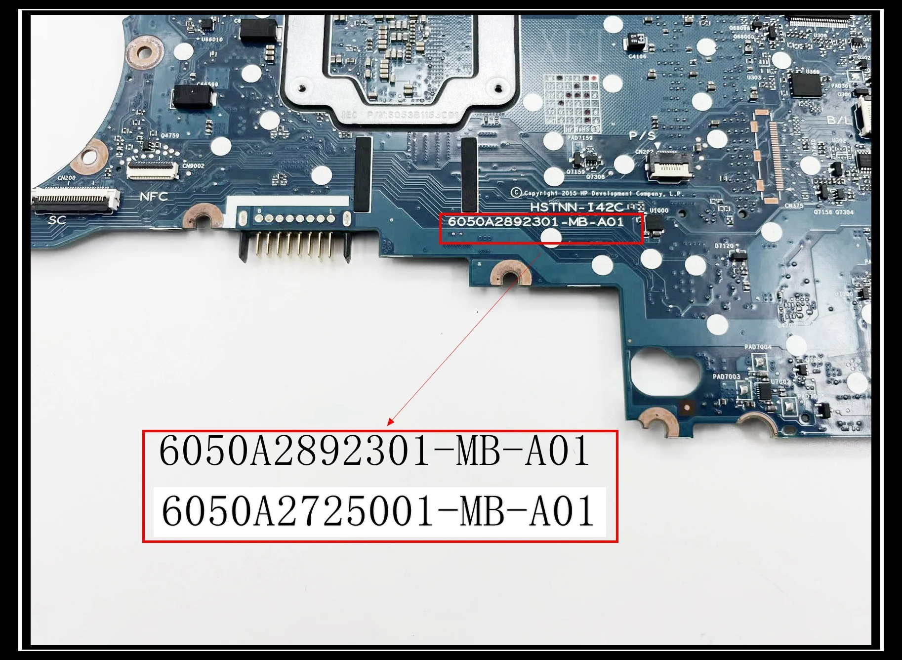 Voor Hp Elitebook 820 G3 Laptop Moederbord Ddr4 Met I5 I7 Cpu 6050a2892301-mb-a01 6050a2725001-mb-a01 100% Testwerk
