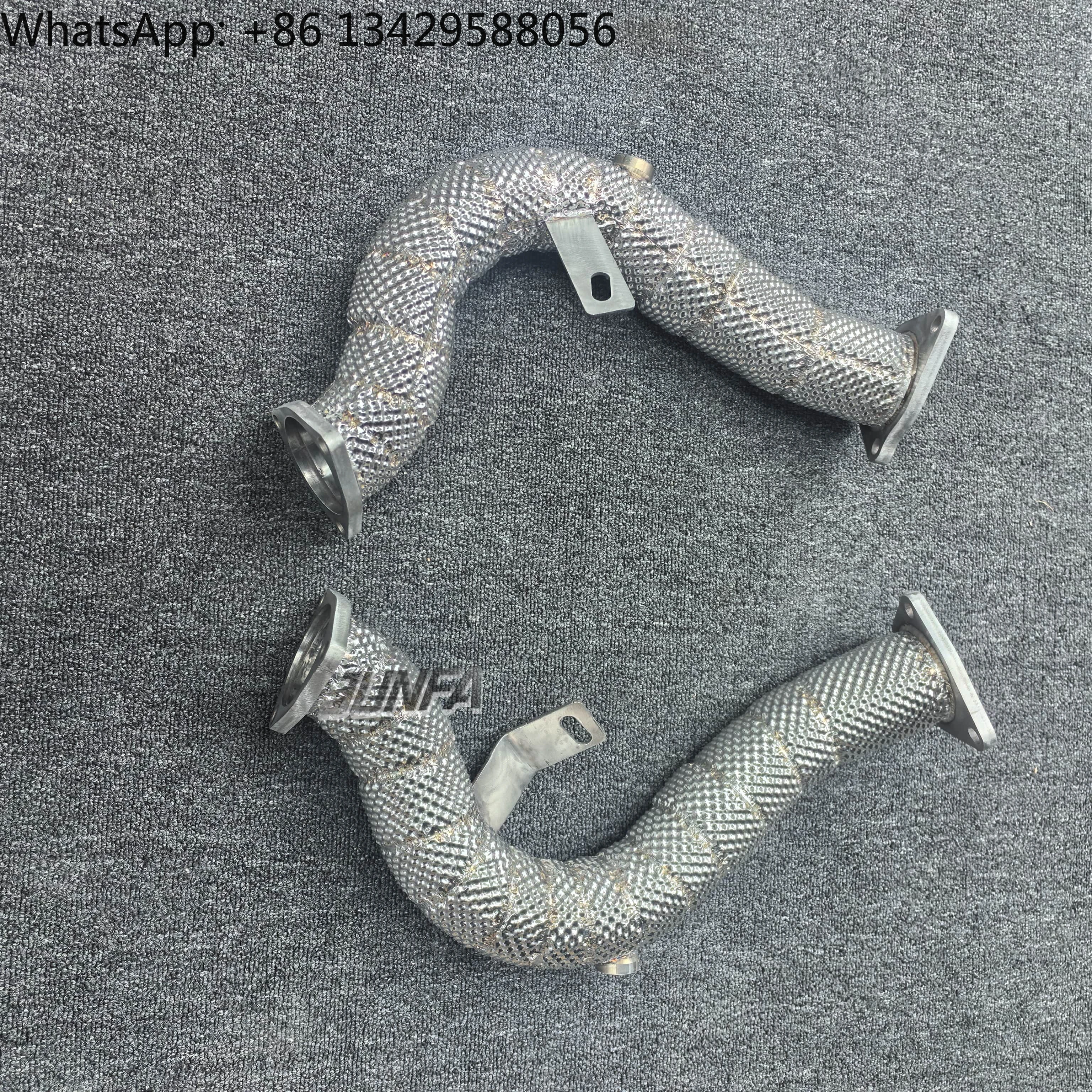 

Suitable for Audi S4-B9 Stainless Steel Downpipe with Catalyst - Boost Exhaust Performance