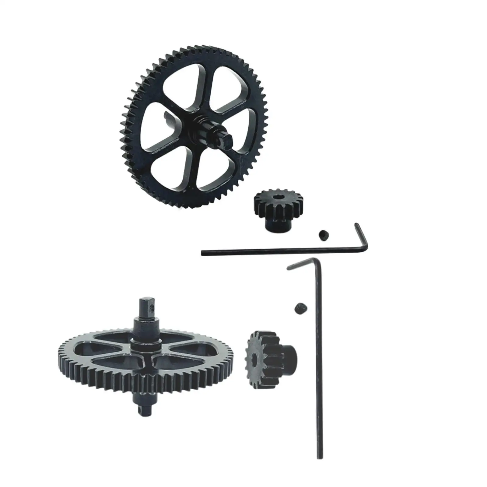 1/12 RC Gear Parti RC Stabilità del metallo Facile da installare Ingranaggio di ricambio, Accessorio modello RC per Wltoys Fy01 124006   12428 Fy03