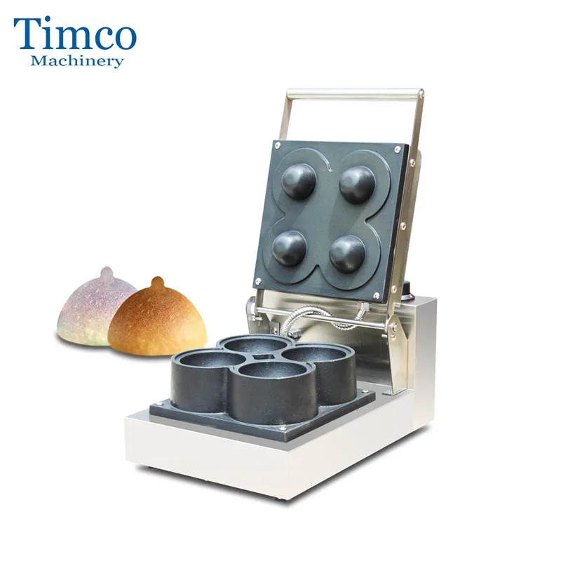 TIMCO Femal Breast Waffle Maker 4PCS Commercial Women Breast Boop Waffle Machine Non Stick Femal Chest Shape Machine