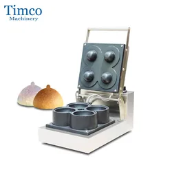 TIMCO Femal Breast Waffle Maker 4PCS Commercial Women Breast Boop Waffle Machine Non Stick Femal Chest Shape Machine