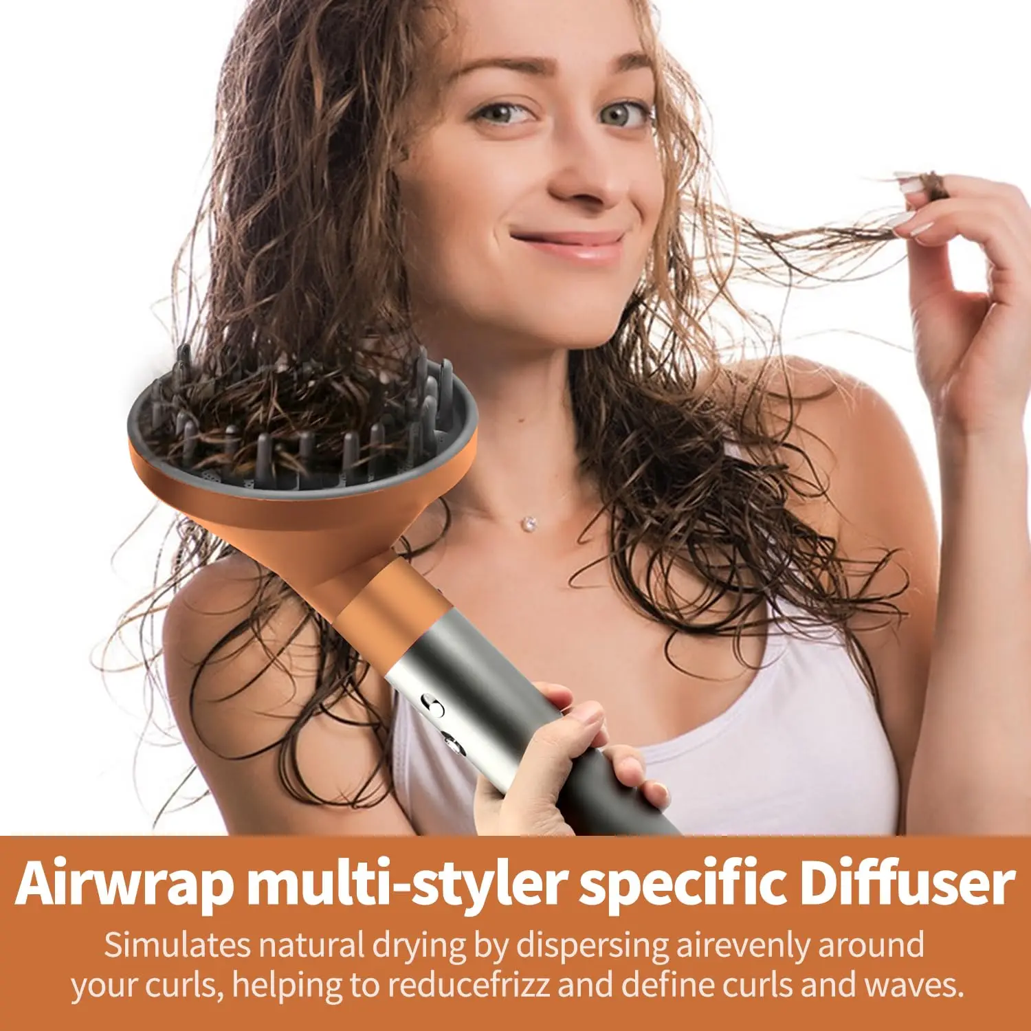 Verbesserter Diffusor für Dyson Airwrap hs01/03/05 Styler Haartrockner Diffusor Düsen aufsatz Anti-Flying Ersatz kopf