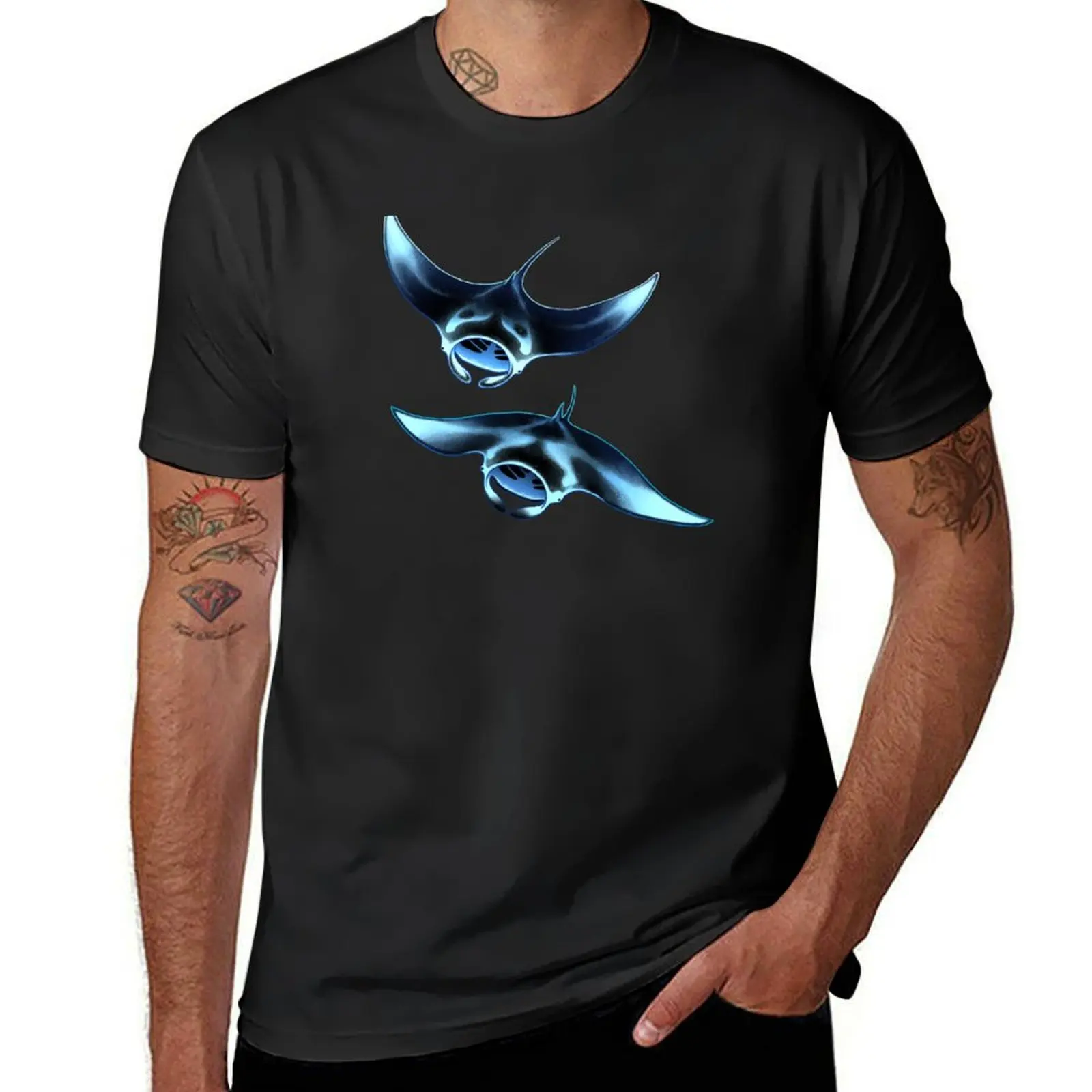 

Manta Ray T-Shirt quick drying tees animal prinfor boys oversized t shirt men