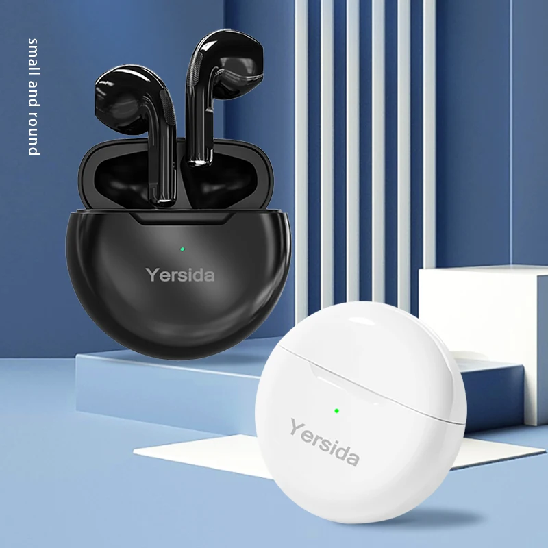 Yersida HT38 TWS Earphone Wireless Fone Bluetooth HeadphonesTouch Mini Headset Dual Mic Noise Reduction HiFi Stereo Earbuds