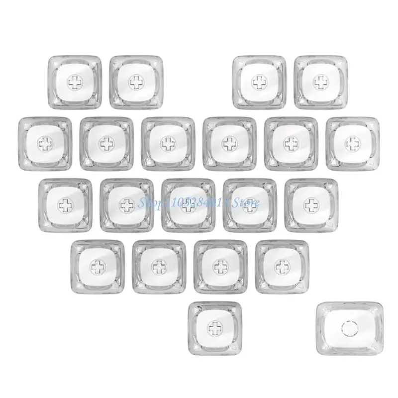 R6FF Heart MOA Profile 1U 1.25U No Engraveds Blank Keycap for Mechanical Keyboards