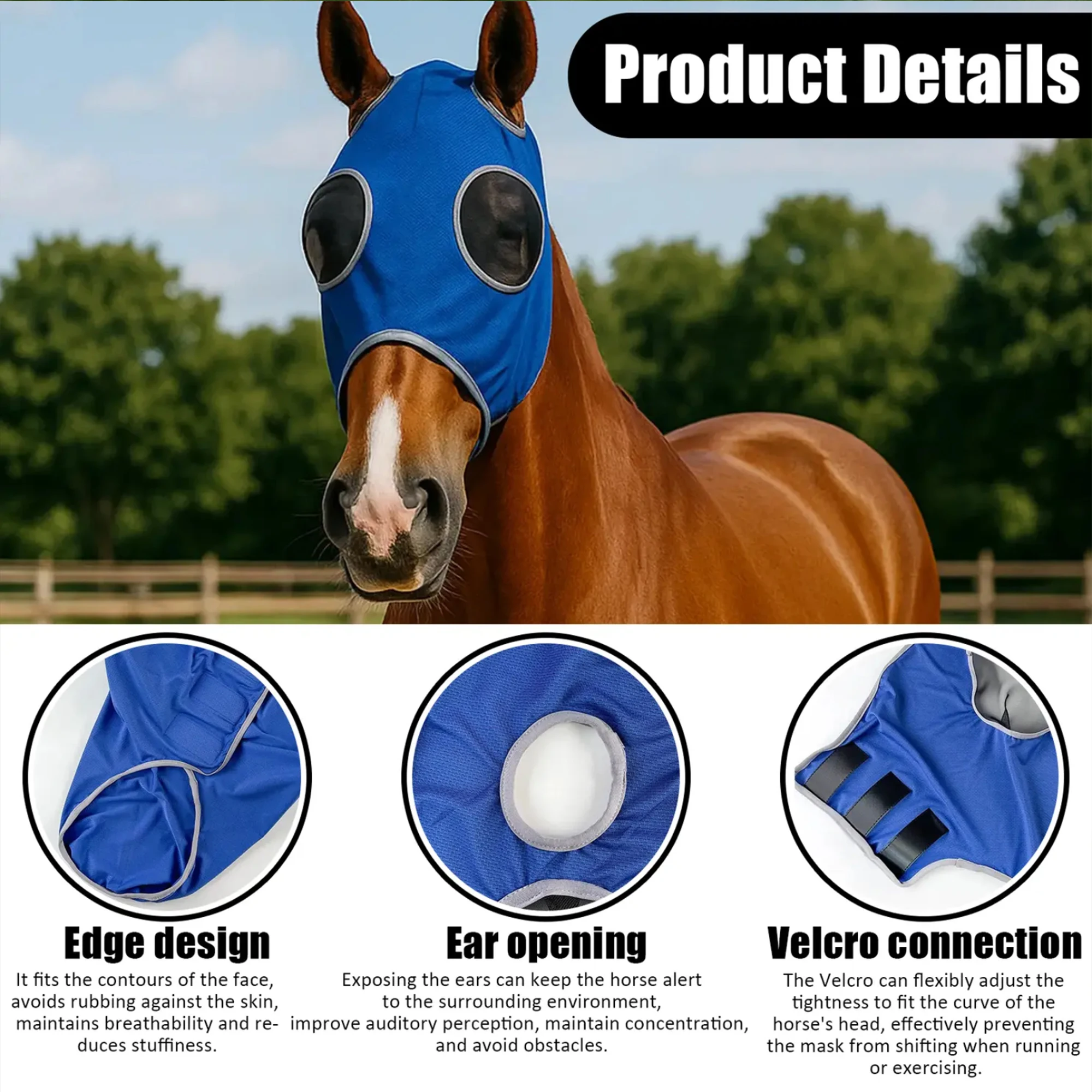 mascara-facial-de-malha-respiravel-repelente-de-mosquitos-para-cavalos-protetor-facial-ajustavel-para-cavalos-protecao-ocular-para-atividades-equestres