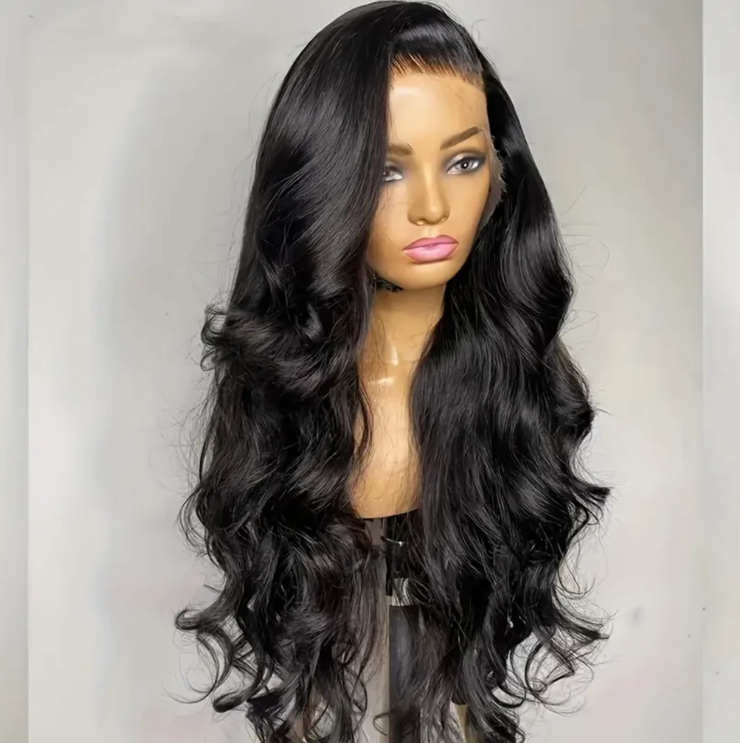 Everyday Elegance |Stylish Black Curly Mid-Section Synthetic Wig for Women Heat Resistant,Voluminous Waves,role-playing,Carnival image 6