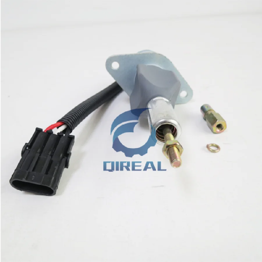 For Excavator engine stop solenoid flameout solenoid valve 3928161