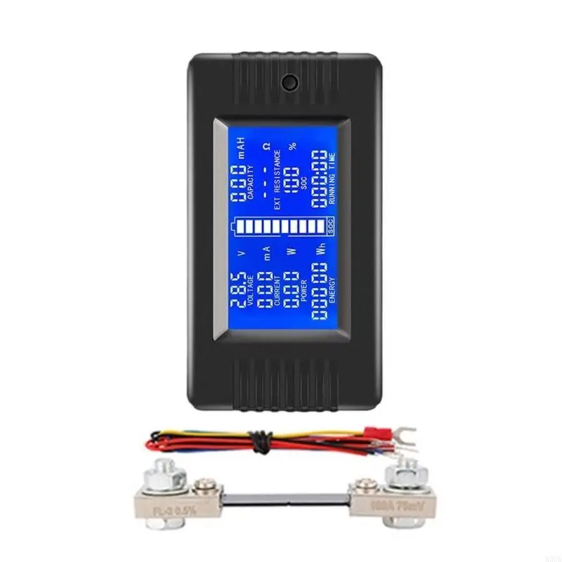 X9FA Nguồn điện Màn hình LCD Điện áp Đồng hồ đo số lượng điện Vôn kế hiển thị