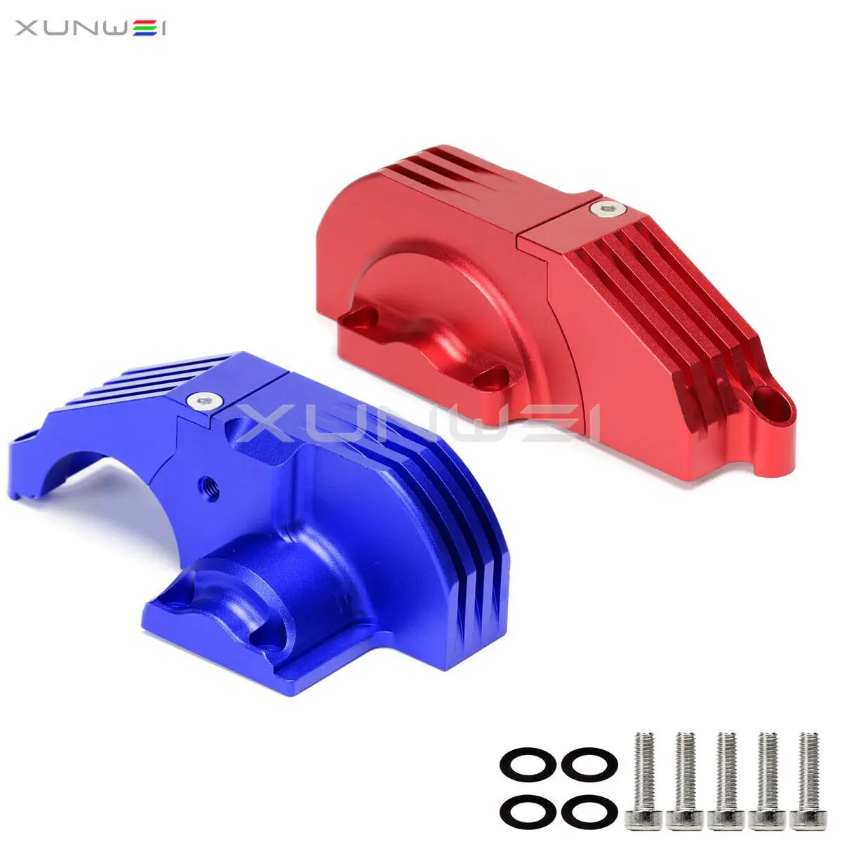 

#8987 Main Tooth Protection Motor Cover Aluminum for RC 1/10 Traxxas MAXX 89076 89086 Moster Truck